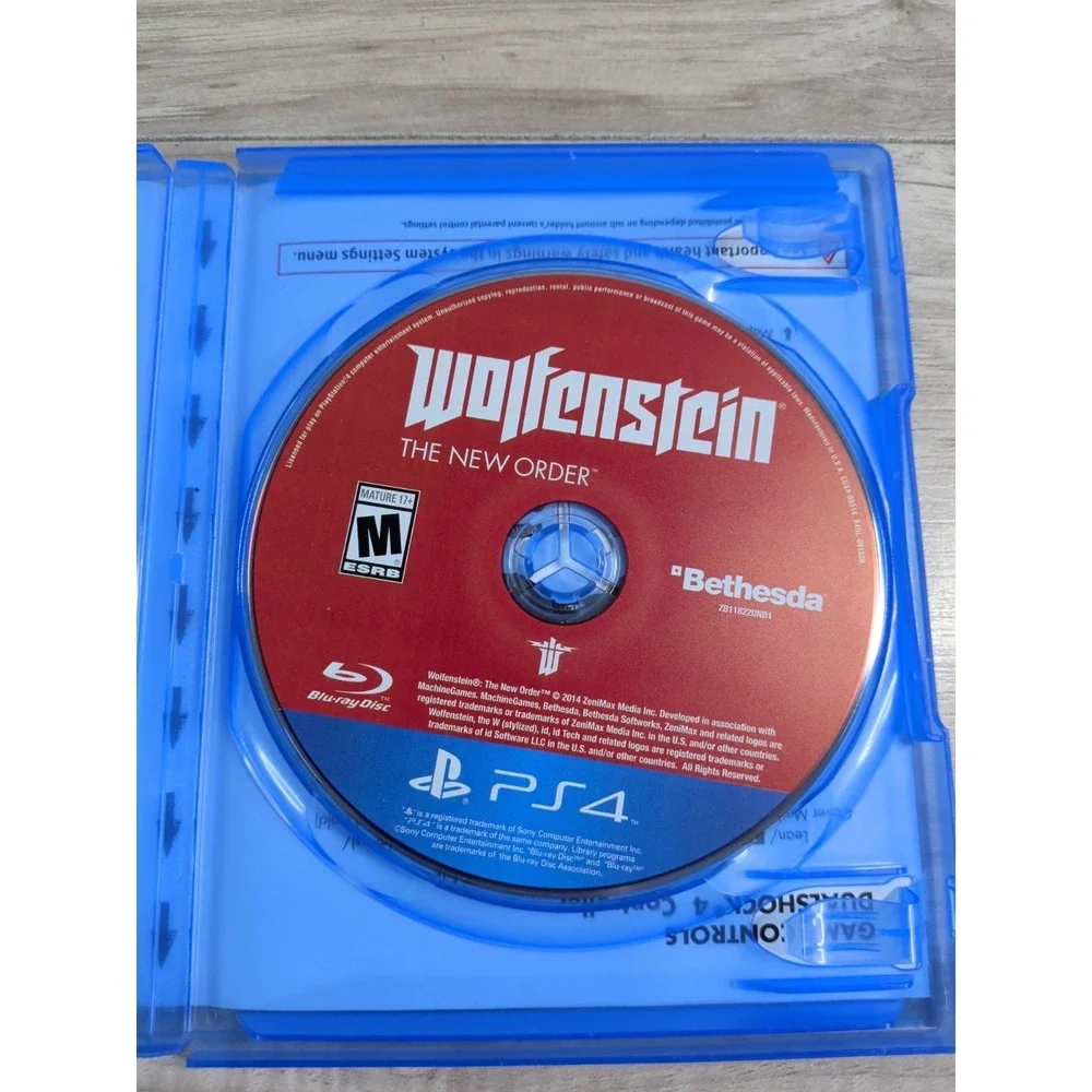Wolfenstein The New Order + Old Blood (Sony PlayStation 4) - 2 Disc PS4